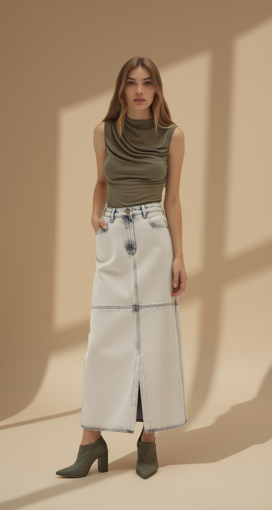 Lara sleeveless knit top